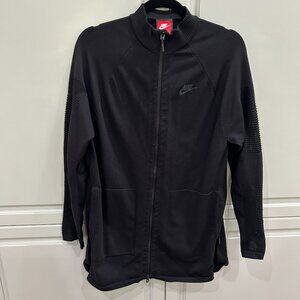 Nike Sportswear Tech Knit Black Zip Up Jacket Sz M